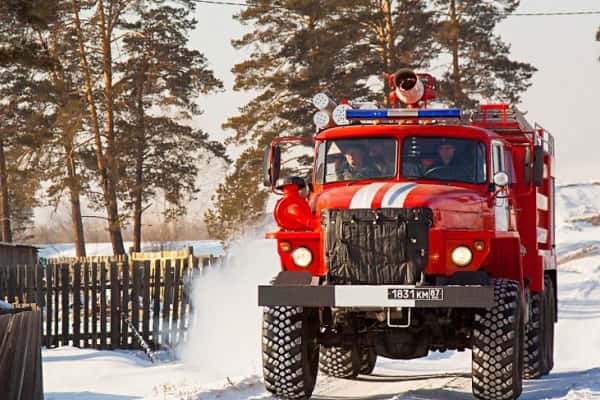 В Староуткинске произошел пожар