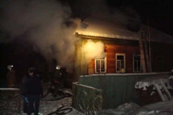 Под Шалей в деревне Гора произошел пожар в одной из квартир