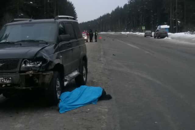 Утром на автодороге Первоуральск -Шаля в ДТП погиб пешеход