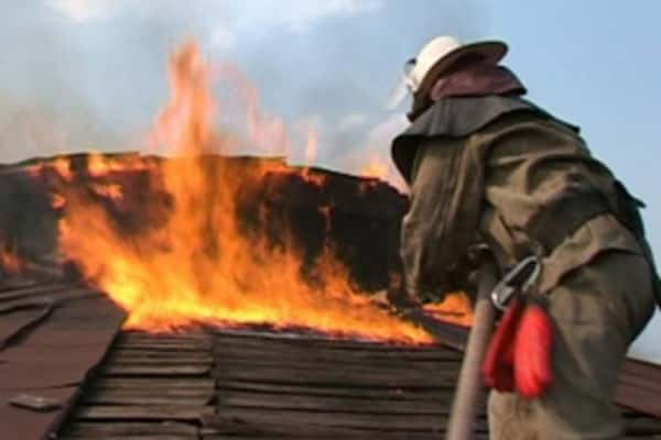 Накануне под Шалей произошел пожар