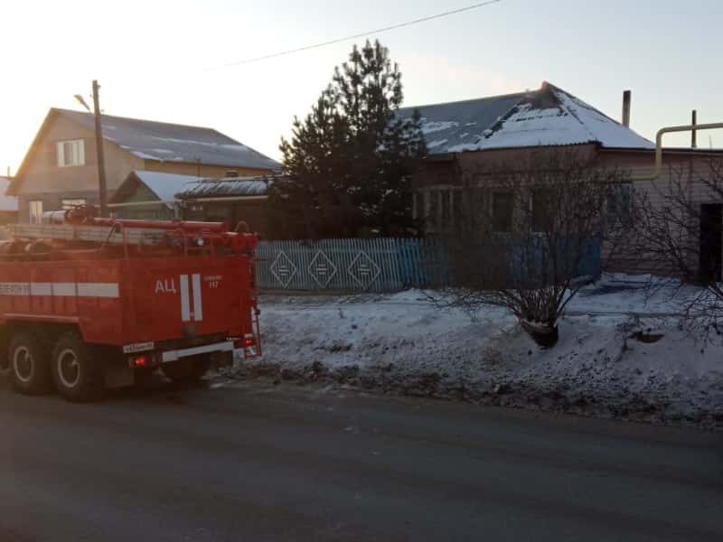 В первый день нового года под Шалей сгорел частный дом