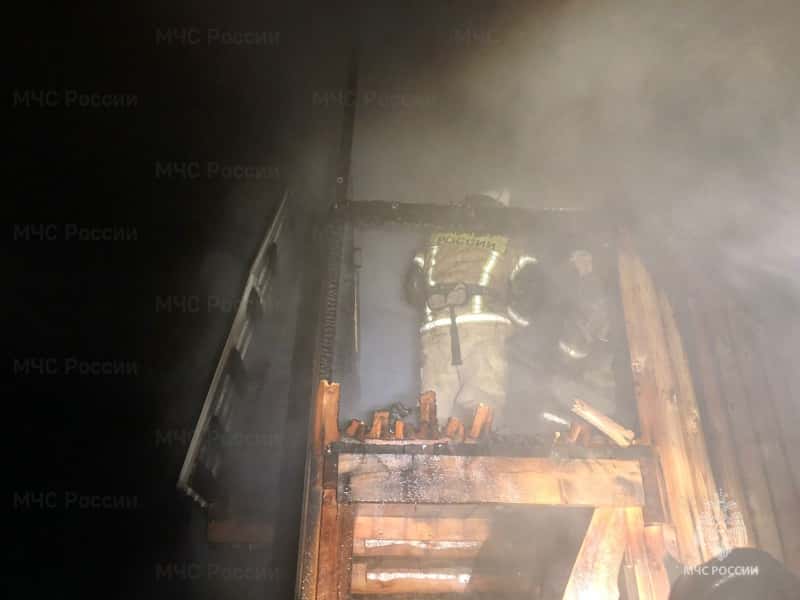 Накануне в Староуткинске сгорела баня