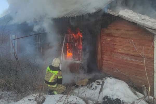 Накануне в Староуткинске сгорел частный жилой дом