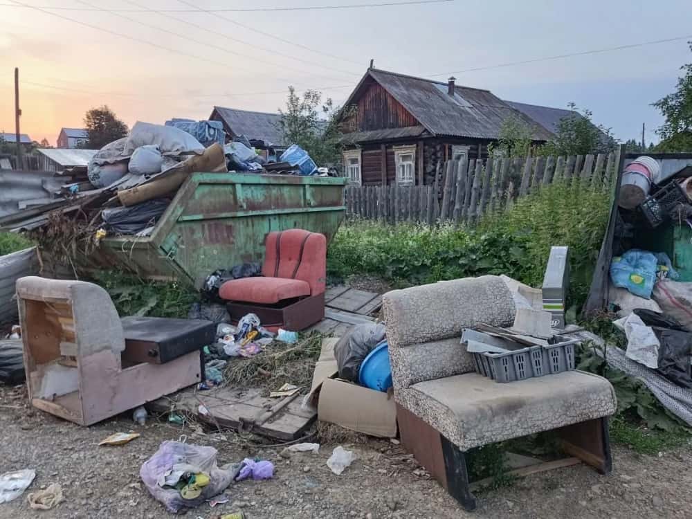 Шалинцы утопают в мусоре