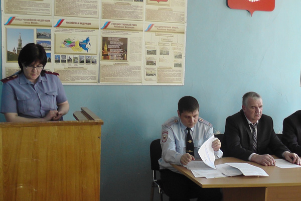 В Шале полиция подвела итоги работы за 1 квартал 2015 года