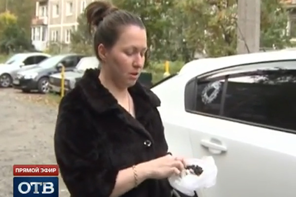 В Первоуральске неизвестный обстреливает припаркованные у домов машины