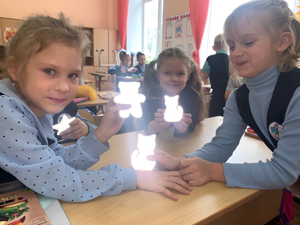 В Единый день световозвращающих элементов инспектор ГИБДД провела мастер-класс для первоклассников В Единый день световозвращающих элементов инспектор ГИБДД провела мастер-класс для первоклассников